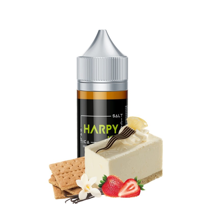 Saltica Harpy (Cheese Cake, Kraker, Çilek ve Vanilya)Salt Likit